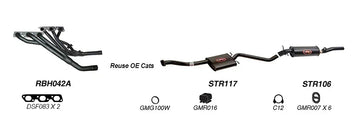 Redback Exhaust 2 1/2" System (Reuse OE Cats) for Holden Commodore (04/1995 - 08/1997), Calais (04/1995 - 1997) - Brixton 4x4 - Buy Online Now!